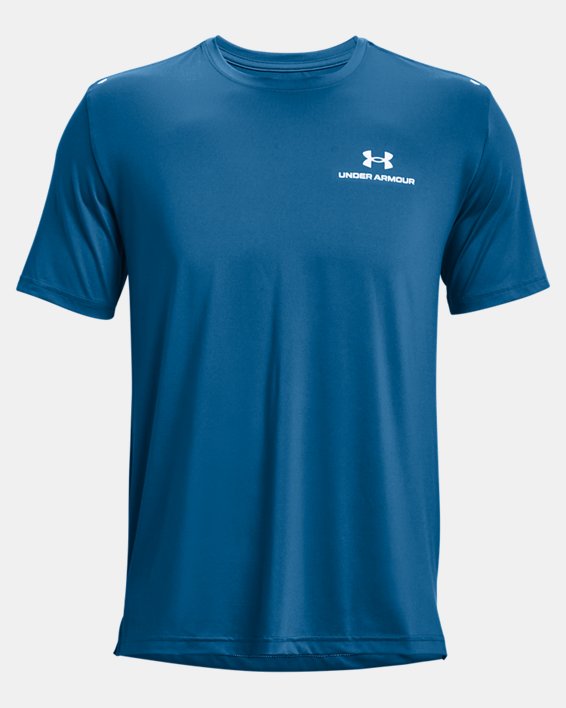 Men's UA RUSH™ Energy Short Sleeve, Blue, pdpMainDesktop image number 4